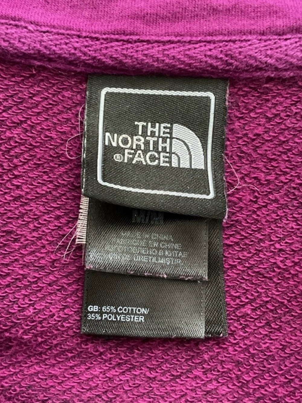 The North Face Women’s Asymmetrical Quarter Zip Hoodie Purple Medium - Picture 4 of 10